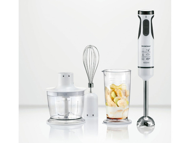 Блендерный набор SilverCrest SSMS 600 D4 White 3в1 (регулировка