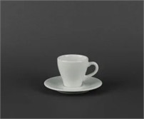 Кавова пара чашка 70 мл і блюдце 120 мм Lubiana Paula (1700,1771), фото 1