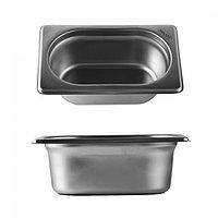 Гастроємність Helios GN1/9-65 з нержавіючої сталі (7848)