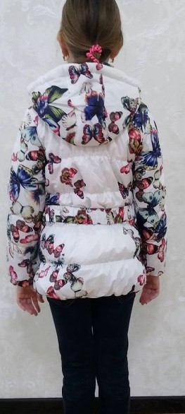 Стильная куртка детская для девочки - фото 3 - id-p1664554320
