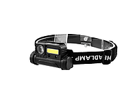 Налобный аккумуляторный фонарь Headlamp BL-123-XPE+COB Красный/Белый свет (t7648)