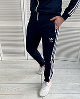 Мужские спортивные штаны Adidas синего цвета XS