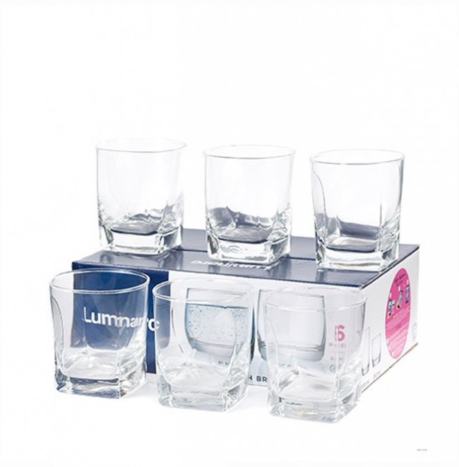 Набір низьких склянок Luminarc Flame 300 мл 6 шт (N0758)