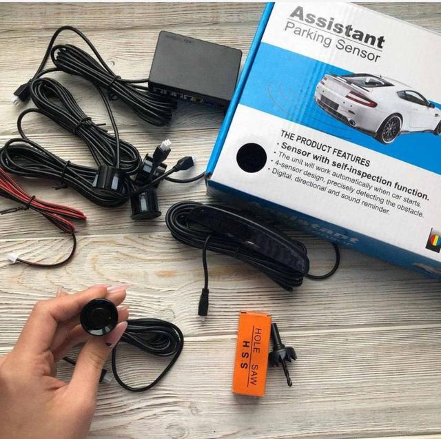 Парктроник задний на 4 датчика с лед дисплеем Assistant Parking Sensor ...