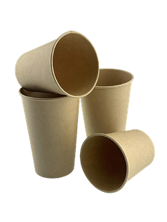 Крафтові 1-шарові стаканчики