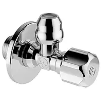 Кран кутовий декоративний MIRAYA 1/2'х3/8' для підключення цанги та мідних трубок