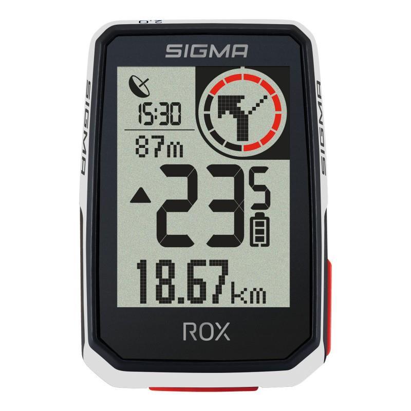 Велокомп'ютер Sigma ROX 2.0 E-BIKE, 14 функцій, білий (LIS122)