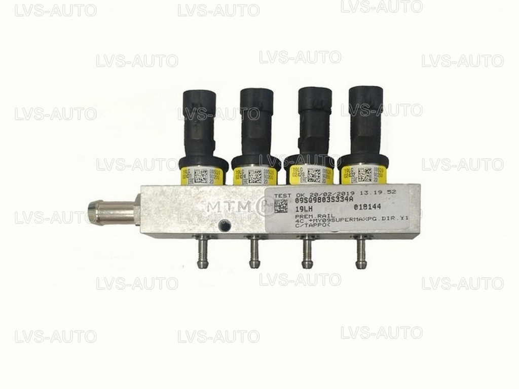 Купить Форсунки в рампе BRC 4 цилиндра c датчиком sensata и форсунками ...