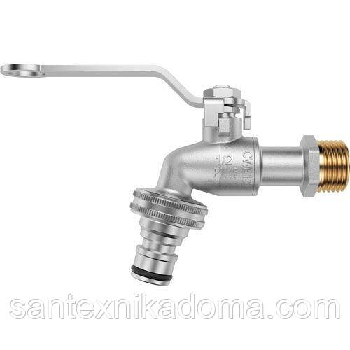 Кран поливальний MIRAYA PN15 1/2' водорозбірний кран зі швидкознімним конектором для під’єднання шланга