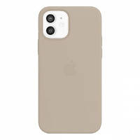 Чехол Full Silicone Case для iPhone 12 mini Beige (силиконовый чехол beige силикон кейс на айфон 12 мини)