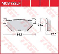 Мотоколодки TRW MCB722 YAMAHA T MAX 500 / YAMAHA TMAX 530 аналог FDB2126