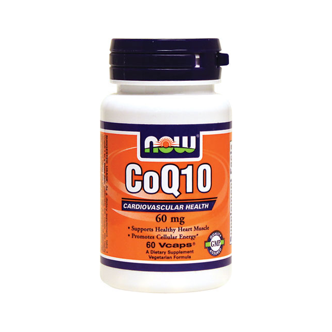 Коензим Q10 60 мг Now Foods, Coenzyme 60 капсул