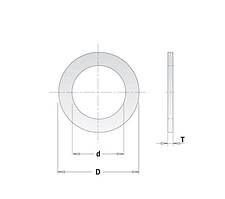 Кільце перехідне для пил CMT 30x15.87x1.4 (299.211.00)