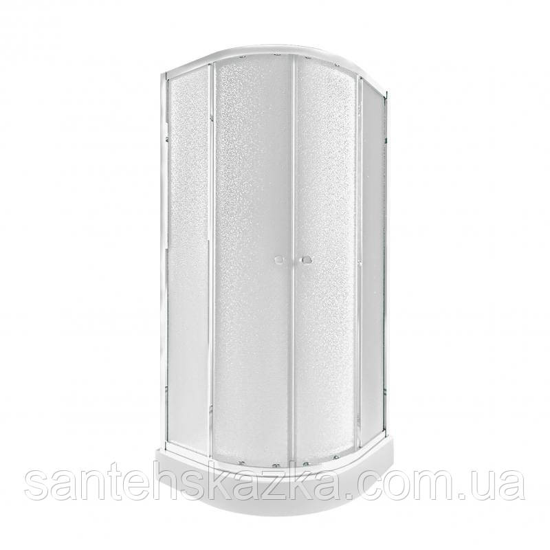 Набір Qtap душова кабіна Presto CRM1088AP5 Pear 1970x800x800 мм + піддон Robin 308812C 80x80x12 см із сифоном, фото 1