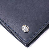 Чоловічий гаманець ST Leather 18303 (ST159) шкіряний Синій, фото 5