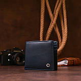 Чоловічий гаманець ST Leather 18303 (ST159) шкіряний Синій, фото 6