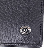 Чоловічий гаманець ST Leather 18319 (ST160) шкіряний Чорний, фото 5