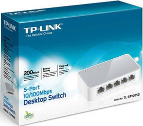 Комутатор TP-Link TL-SF1005D 5 портів 10/100Mbps