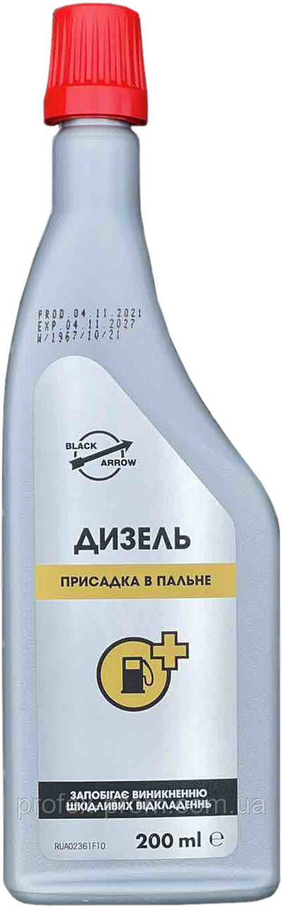 Присадка до дизельного пального Black Arrow Diesel Additive, 0,2 л (шт.)