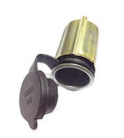 Гніздо металеве під штекер спокушувача з гумовою кришкою AG-1018