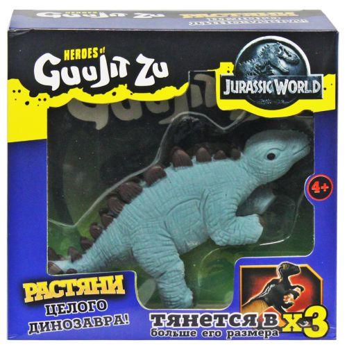 Игрушка тянучка "Стегозавр", синяя коробка - фото 1 - id-p1664653122