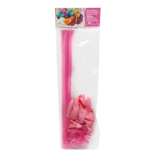 Набор шаров на палочке, розовый - фото 1 - id-p1664654775