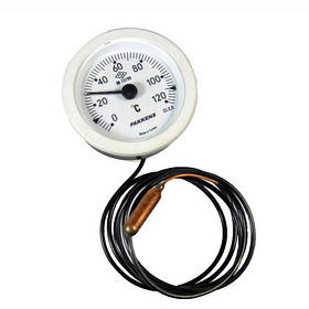 Термометр  для котла Pakkens T=0-120°C D=52 капілярний L=950