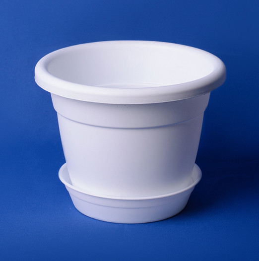 горшок цветочный белый 1,75 л