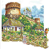 Схема для вишивання бісером на художньому полотні: Народні мотиви