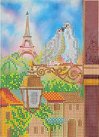 Схема для вишивання бісером на художньому полотні: Весна в Парижі