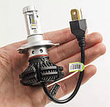 Комплект LED ламп H4 X3, Автолампи, світлодіодні лампочки для автомобіля, фото 5