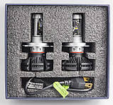 Комплект LED ламп H4 X3, Автолампи, світлодіодні лампочки для автомобіля, фото 7