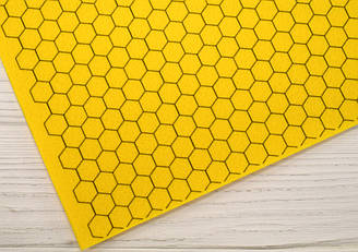 Фетр із малюнком "Текстури природи" - №4 Соти (Корейський жорсткий 1,2 мм)