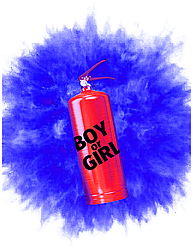 Балон для визначення статі дитини з Синєю Краської Холлі 1 кг, Gender Party для свят, гендер паті