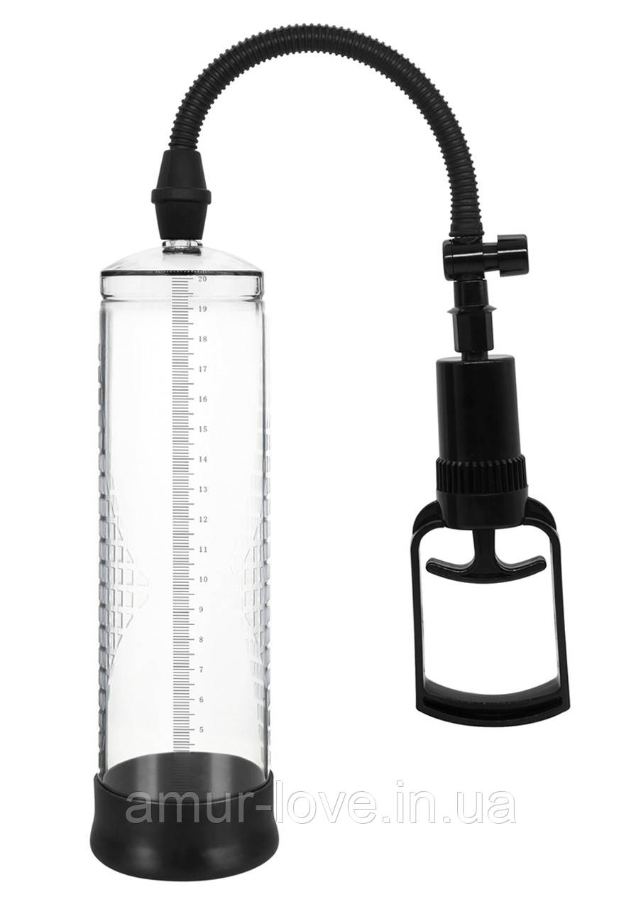 Вакуумний насос для пінису Powerpump MAX Black&Clear