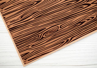 Фетр із малюнком "Текстури природи" - №9 Дерево 3 (Корейський жорсткий 1,2 мм)