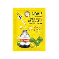 Тканинна маска для обличчя Doris Calamansi Real Essence Mask з каламансі 25 мл