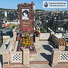 Меморіальний комплекс з червоного граніту № 673, фото 3