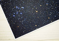 Фетр с рисунком "Текстуры природы" - №14 Ночное небо (Корейский мягкий 1,2 мм)