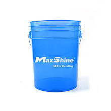 Відро для детейлінгу 20 л. - MaxShine Detailing Bucket Transparent синій (MSB002-B)