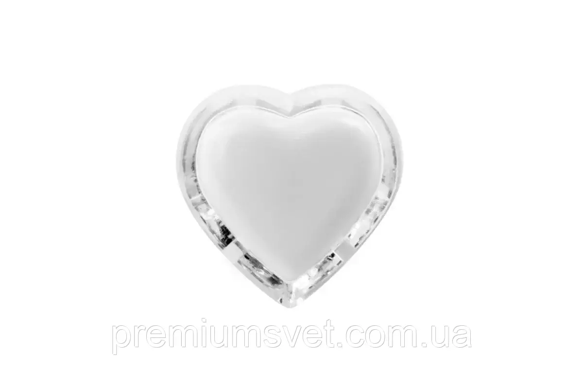 Нічник Lemanso "Серце" білий 3LED/NL130, фото 1