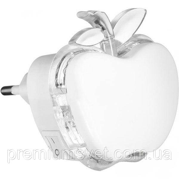 Нічник Lemanso "Яблуко" білий 3LED/NL140