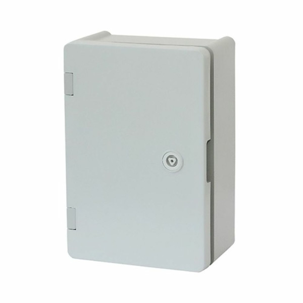 Щит ERKA 022 200 x 300 x 120 мм з монтажною панеллю й опаловими дверцятами