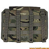 Кавер бічної пластини для бронежилета Osprey MK4 MOLLE чохол для пластин Оспрей МК4 камуфляж MTP Multicam, фото 5
