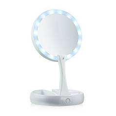 Дзеркальце з підсвіткою для макіяжу кругле My Fold Away Mirror 131541