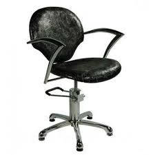 Перукарське крісло на гідравліці у Чорному та шоколадному кольорі крісло для перукаря