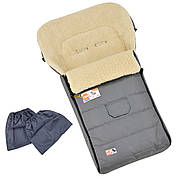 Зимовий конверт-чохол на овчині в коляску For Kids Mini 90*40 см чохол у люльку конверт на санки