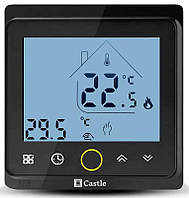 Терморегулятор для теплого пола Wi-Fi Castle AC603H-Black