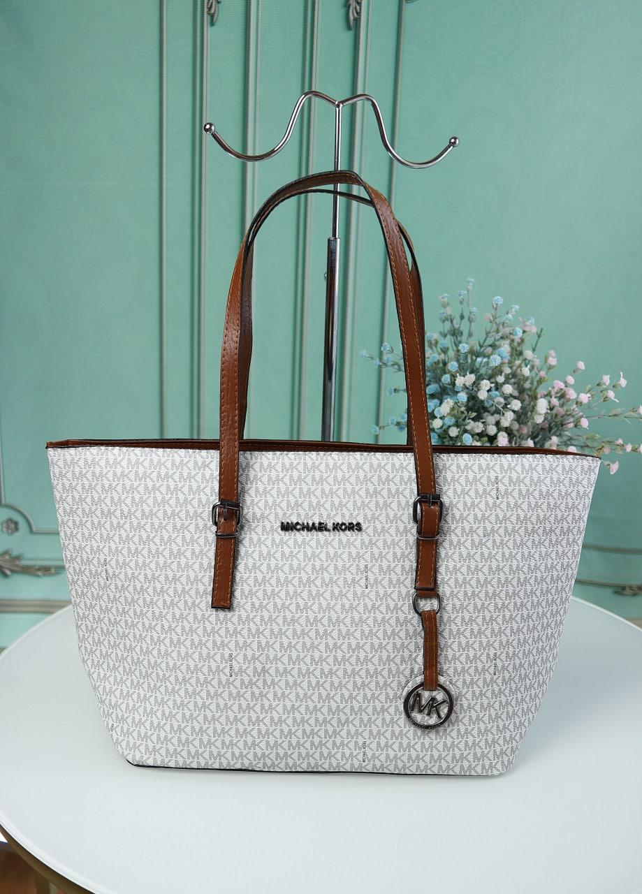 Сумка шоппер Michael Kors Майкл Корс белая, цена 754 грн — Prom.ua (ID ...