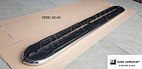 Пороги боковые площадка для Chrysler Voyager (97-02) d60х1,6мм